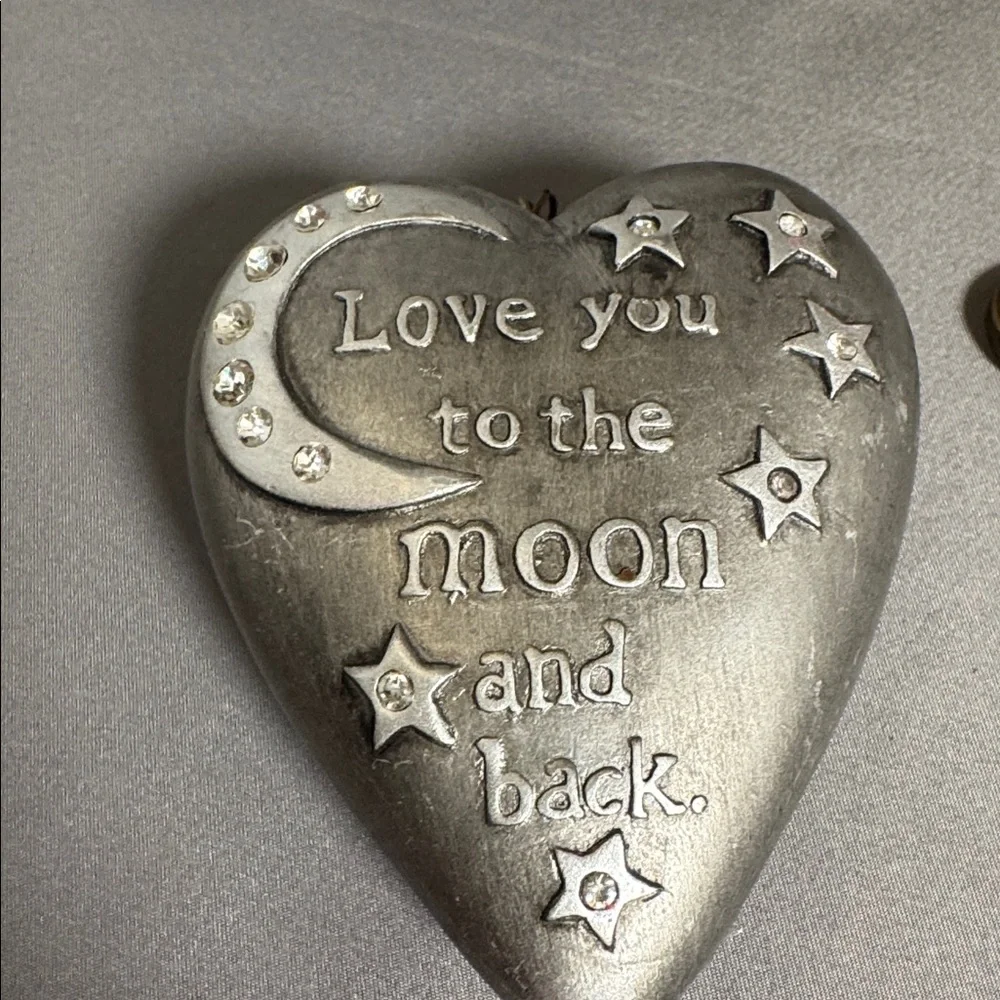 Silver Heart Decor‎ with Key